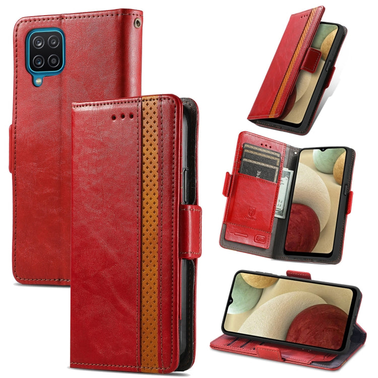 CaseNeo Business Splicing Dual Magnetic Buckle Horizontal Flip PU Leather Case with Holder & Card Slots & Wallet