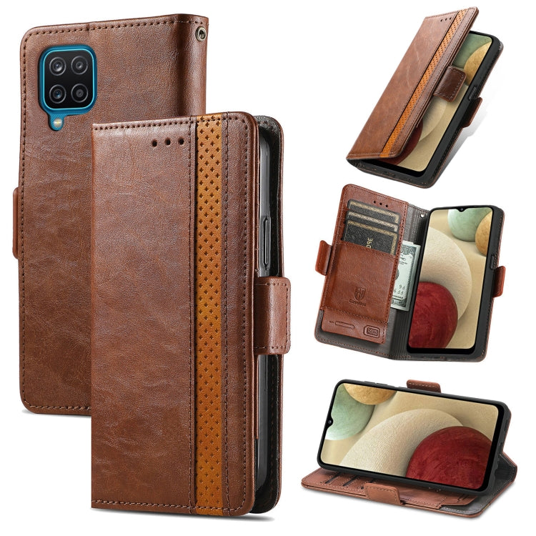 CaseNeo Business Splicing Dual Magnetic Buckle Horizontal Flip PU Leather Case with Holder & Card Slots & Wallet