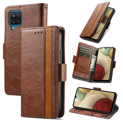 CaseNeo Business Splicing Dual Magnetic Buckle Horizontal Flip PU Leather Case with Holder & Card Slots & Wallet