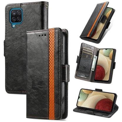 CaseNeo Business Splicing Dual Magnetic Buckle Horizontal Flip PU Leather Case with Holder & Card Slots & Wallet