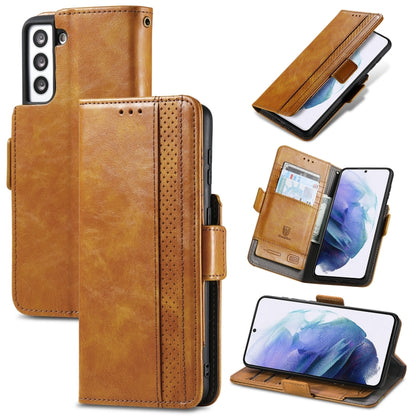 CaseNeo Business Splicing Dual Magnetic Buckle Horizontal Flip PU Leather Case with Holder & Card Slots & Wallet