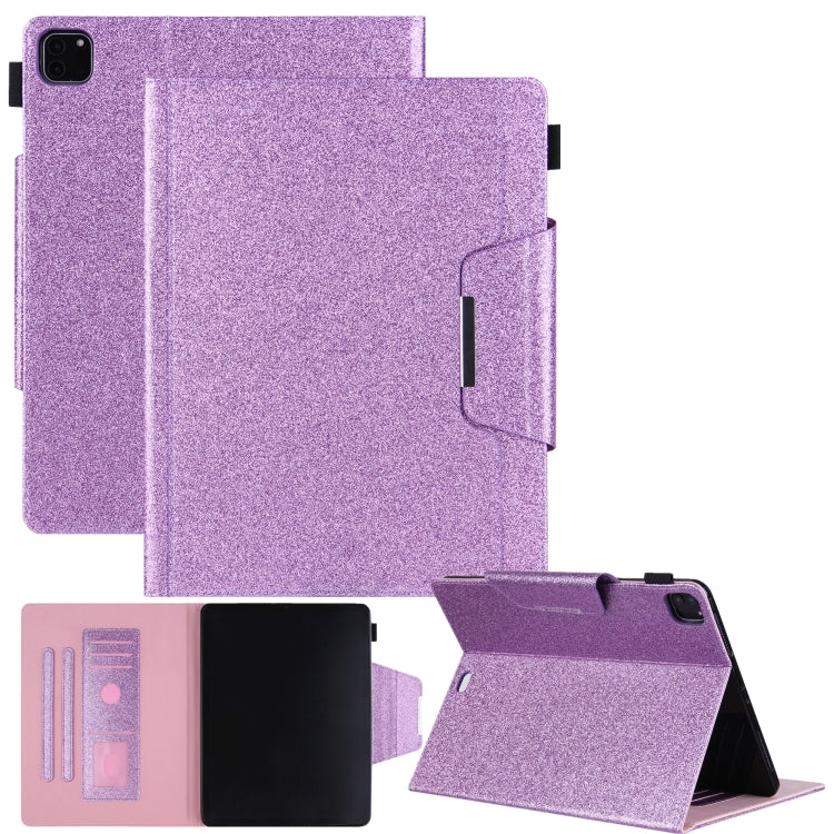 Glitter Powder Horizontal Flip Leather Case with Holder & Card Slot & Photo Frame & Wallet