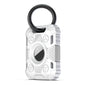 Tank Armor Anti-scratch Shockproof Carbon Fiber TPU Protective Cover Case with Keychain Ring Loop