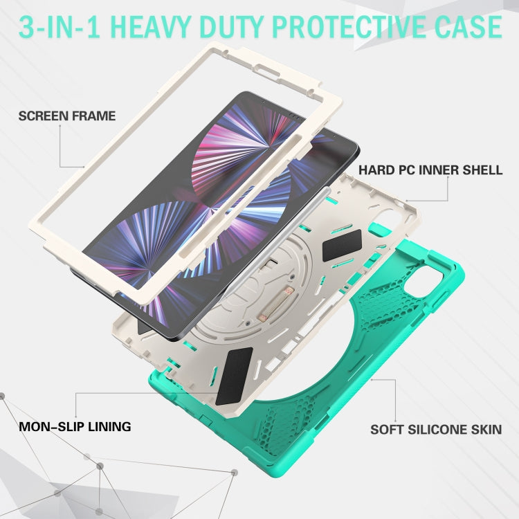 Silicone + PC Protective Case with Holder & Shoulder Strap