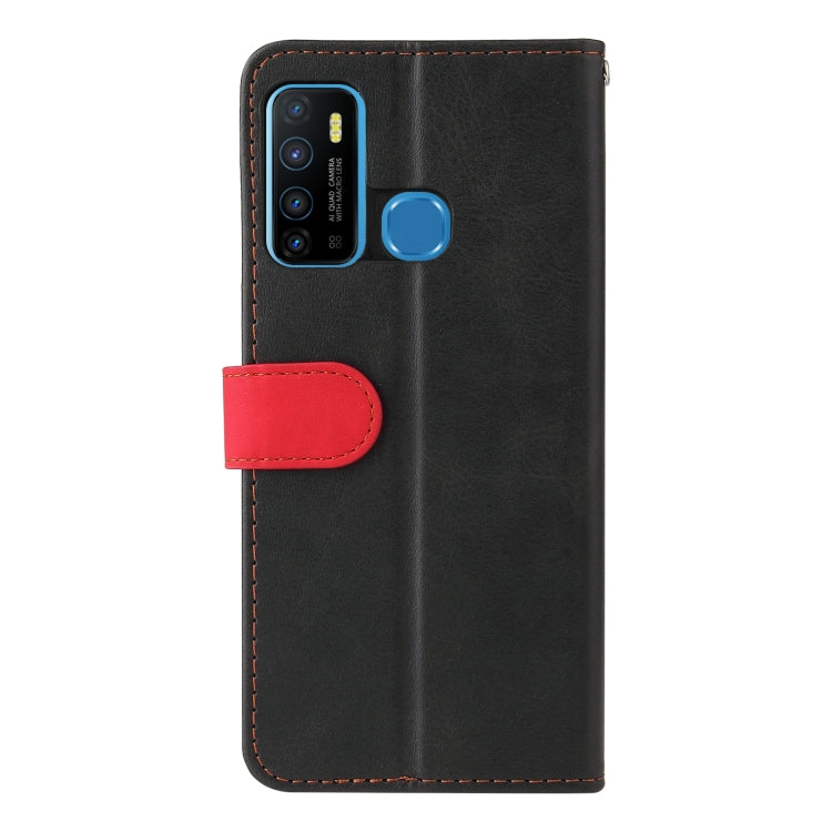 Business Stitching-Color Horizontal Flip PU Leather Case with Holder & Card Slots & Photo Frame