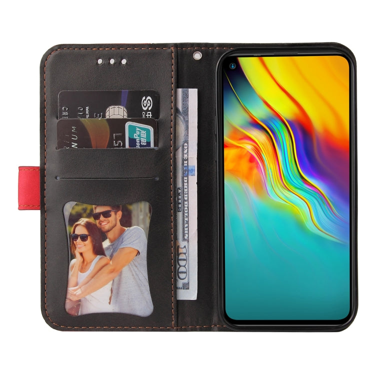 Business Stitching-Color Horizontal Flip PU Leather Case with Holder & Card Slots & Photo Frame