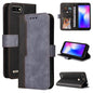 Business Stitching-Color Horizontal Flip PU Leather Case with Holder & Card Slots & Photo Frame