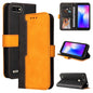 Business Stitching-Color Horizontal Flip PU Leather Case with Holder & Card Slots & Photo Frame