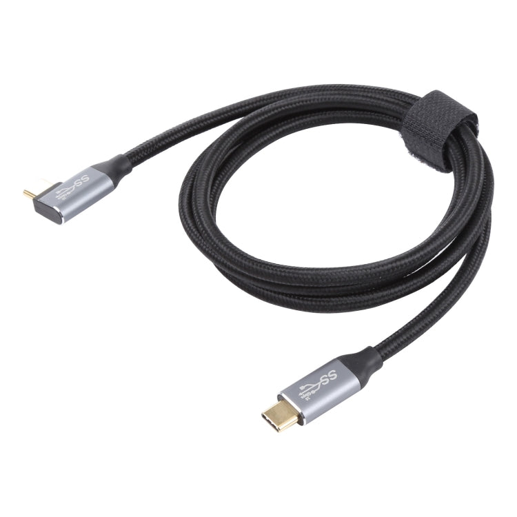 USB-C / Type-C Male to USB-C / Type-C Elbow Transmission Data Cable, 0.5m, 1m, 1.5m, 2m, 3m
