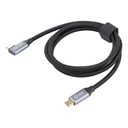 USB-C / Type-C Male to USB-C / Type-C Elbow Transmission Data Cable, 0.5m, 1m, 1.5m, 2m, 3m