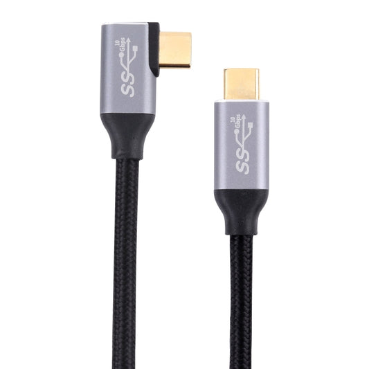 USB-C / Type-C Male to USB-C / Type-C Elbow Transmission Data Cable, 0.5m, 1m, 1.5m, 2m, 3m