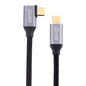 USB-C / Type-C Male to USB-C / Type-C Elbow Transmission Data Cable, 0.5m, 1m, 1.5m, 2m, 3m