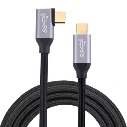 USB-C / Type-C Male to USB-C / Type-C Elbow Transmission Data Cable, 0.5m, 1m, 1.5m, 2m, 3m