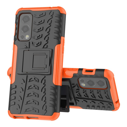 Tire Texture Shockproof TPU+PC Protective Case with Holder, Series 1