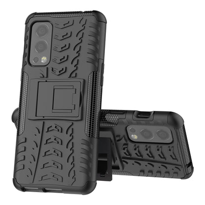 Tire Texture Shockproof TPU+PC Protective Case with Holder, Series 1