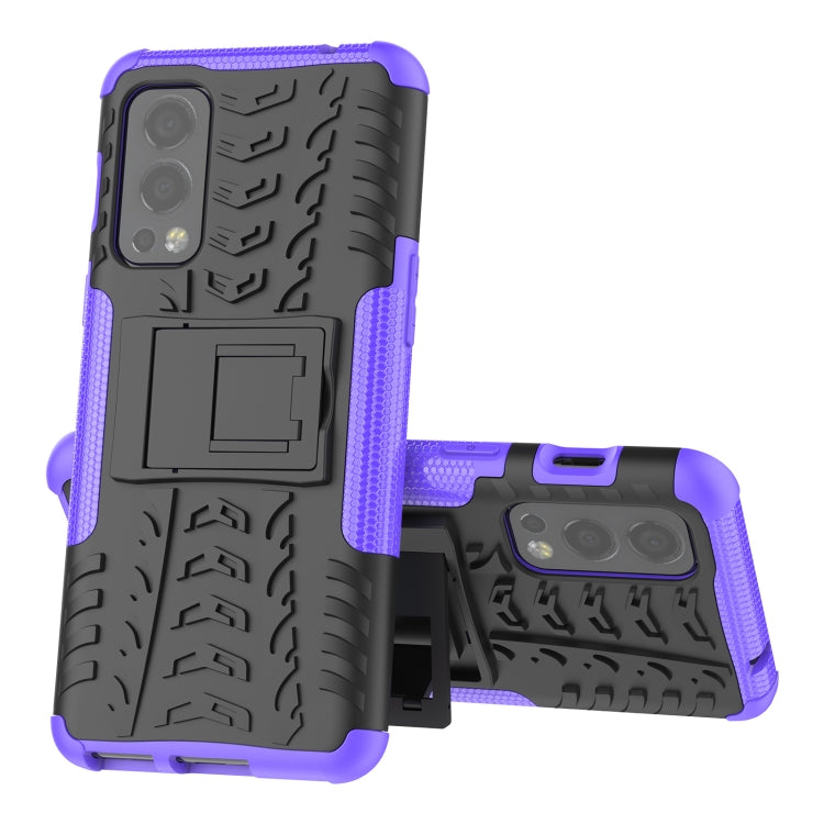 Tire Texture Shockproof TPU+PC Protective Case with Holder, Series 1