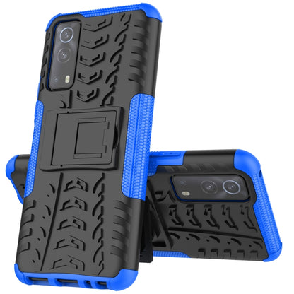 Tire Texture Shockproof TPU+PC Protective Case with Holder, Series 1