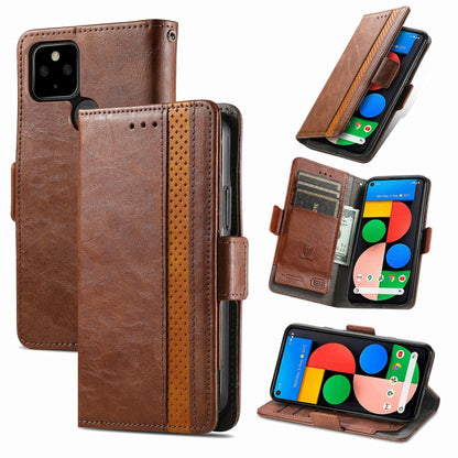 CaseNeo Business Splicing Dual Magnetic Buckle Horizontal Flip PU Leather Case with Holder & Card Slots & Wallet