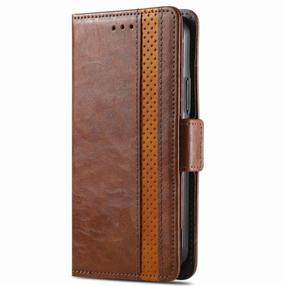 CaseNeo Business Splicing Dual Magnetic Buckle Horizontal Flip PU Leather Case with Holder & Card Slots & Wallet, For Google Pixel 5a 5G