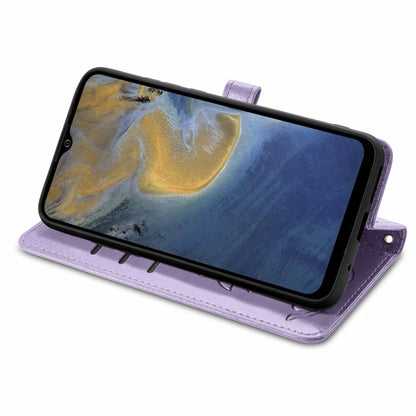 Lovely Cat and Dog Embossing Pattern Horizontal Flip Leather Case , with Holder & Card Slots & Wallet & Cartoon Clasp & Lanyard