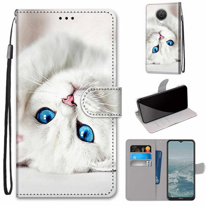 Coloured Drawing Cross Texture Horizontal Flip PU Leather Case with Holder & Card Slots & Wallet & Lanyard, Series 1