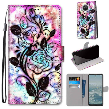 Coloured Drawing Cross Texture Horizontal Flip PU Leather Case with Holder & Card Slots & Wallet & Lanyard, Series 1