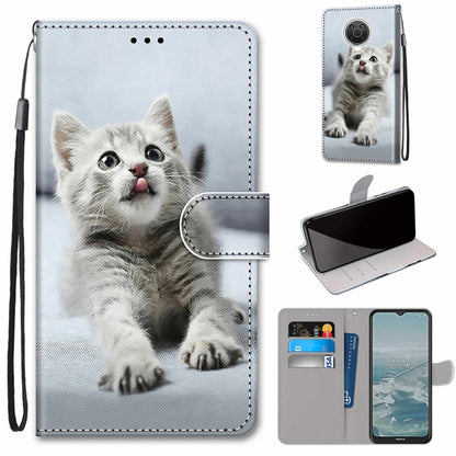 Coloured Drawing Cross Texture Horizontal Flip PU Leather Case with Holder & Card Slots & Wallet & Lanyard, Series 1
