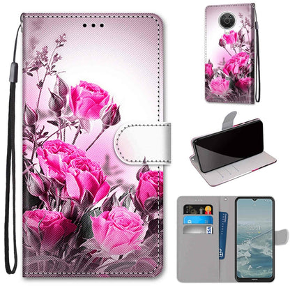 Coloured Drawing Cross Texture Horizontal Flip PU Leather Case with Holder & Card Slots & Wallet & Lanyard, Series 1