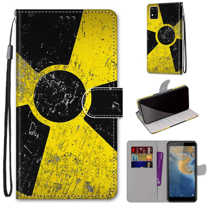 Coloured Drawing Cross Texture Horizontal Flip PU Leather Case with Holder & Card Slots & Wallet & Lanyard, Series 1