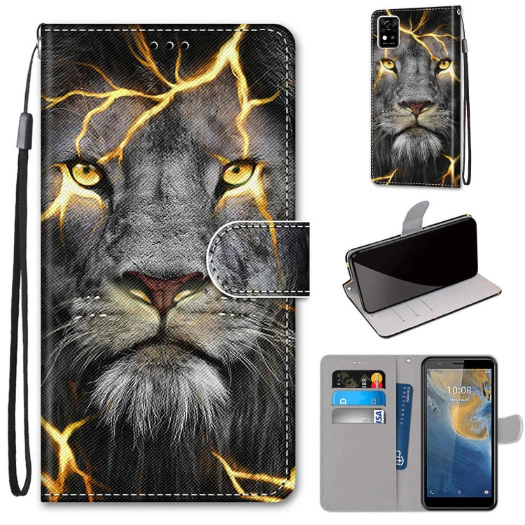 Coloured Drawing Cross Texture Horizontal Flip PU Leather Case with Holder & Card Slots & Wallet & Lanyard, Series 1