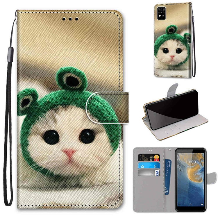 Coloured Drawing Cross Texture Horizontal Flip PU Leather Case with Holder & Card Slots & Wallet & Lanyard, Series 1