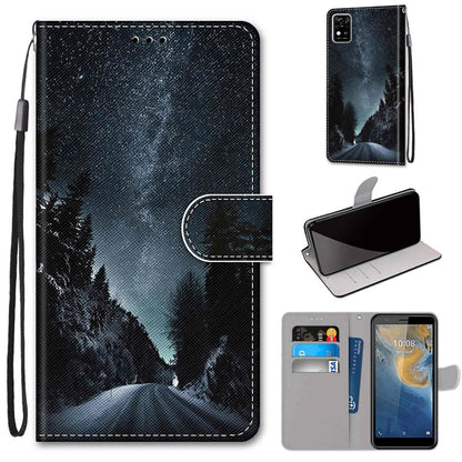 Coloured Drawing Cross Texture Horizontal Flip PU Leather Case with Holder & Card Slots & Wallet & Lanyard, Series 1