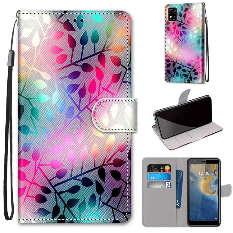Coloured Drawing Cross Texture Horizontal Flip PU Leather Case with Holder & Card Slots & Wallet & Lanyard, Series 1
