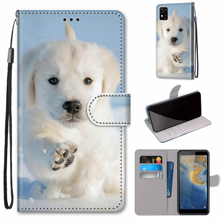 Coloured Drawing Cross Texture Horizontal Flip PU Leather Case with Holder & Card Slots & Wallet & Lanyard, Series 1