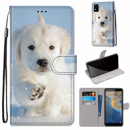 Coloured Drawing Cross Texture Horizontal Flip PU Leather Case with Holder & Card Slots & Wallet & Lanyard, Series 1