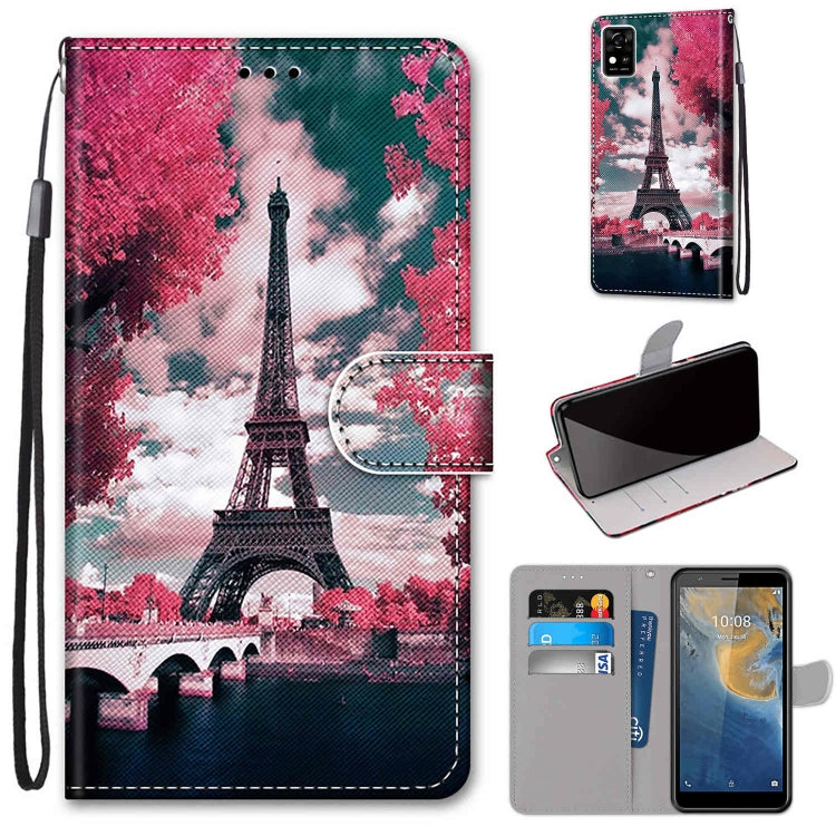 Coloured Drawing Cross Texture Horizontal Flip PU Leather Case with Holder & Card Slots & Wallet & Lanyard, Series 1