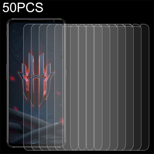50 PCS 0.26mm 9H 2.5D Tempered Glass Film, For ZTE nubia Red Magic 6s / 6s Pro (50 PCS)