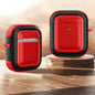 Wireless Earphones Shockproof TPU + PC Protective Case with Carabiner, For AirPods 1 / 2