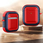 Wireless Earphones Shockproof TPU + PC Protective Case with Carabiner, For AirPods 1 / 2