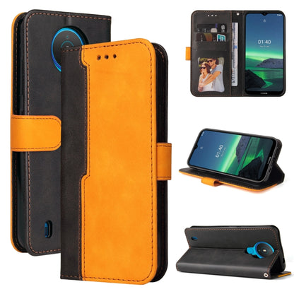 Business Stitching-Color Horizontal Flip PU Leather Case with Holder & Card Slots & Photo Frame