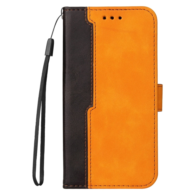 Business Stitching-Color Horizontal Flip PU Leather Case with Holder & Card Slots & Photo Frame