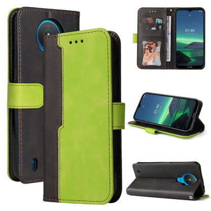 Business Stitching-Color Horizontal Flip PU Leather Case with Holder & Card Slots & Photo Frame