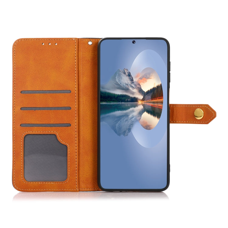 KHAZNEH Dual-color Cowhide Texture Horizontal Flip Leather Case with Holder & Card Slots & Wallet & Photo Frame