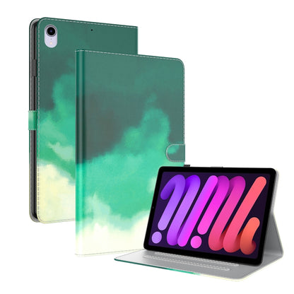 Watercolor Pattern Skin Feel Magnetic Horizontal Flip PU Leather Case with Holder & Card Slots & Photo Frame & Sleep / Wake-up Function, For iPad mini 2024 / mini 6, For iPad Pro 12.9 2022 / 2021 / 2020, For iPad Pro 11 2022 / 2021&2018 / Air 4 (2020)�...