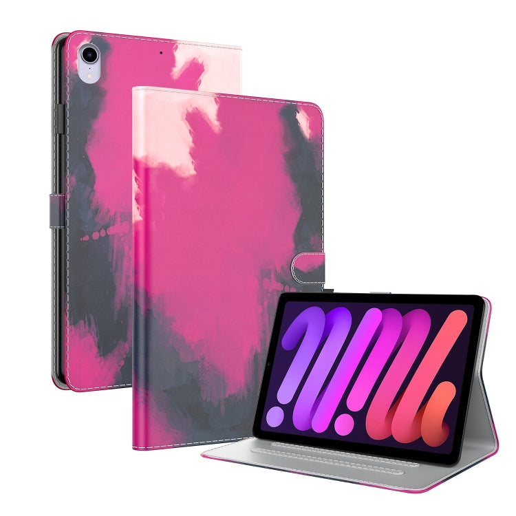 Watercolor Pattern Skin Feel Magnetic Horizontal Flip PU Leather Case with Holder & Card Slots & Photo Frame & Sleep / Wake-up Function, For iPad mini 2024 / mini 6, For iPad Pro 12.9 2022 / 2021 / 2020, For iPad Pro 11 2022 / 2021&2018 / Air 4 (2020)�...