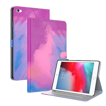 Watercolor Pattern Skin Feel Magnetic Horizontal Flip PU Leather Case with Holder & Card Slots & Photo Frame & Sleep / Wake-up Function, For iPad mini 2024 / mini 6, For iPad Pro 12.9 2022 / 2021 / 2020, For iPad mini 5 / 4 / 3 / 2 / 1                 ...