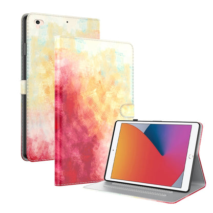 Watercolor Pattern Skin Feel Magnetic Horizontal Flip PU Leather Case with Holder & Card Slots & Photo Frame & Sleep / Wake-up Function, For iPad mini 2024 / mini 6, For iPad Pro 12.9 2022 / 2021 / 2020, For iPad mini 5 / 4 / 3 / 2 / 1                 ...