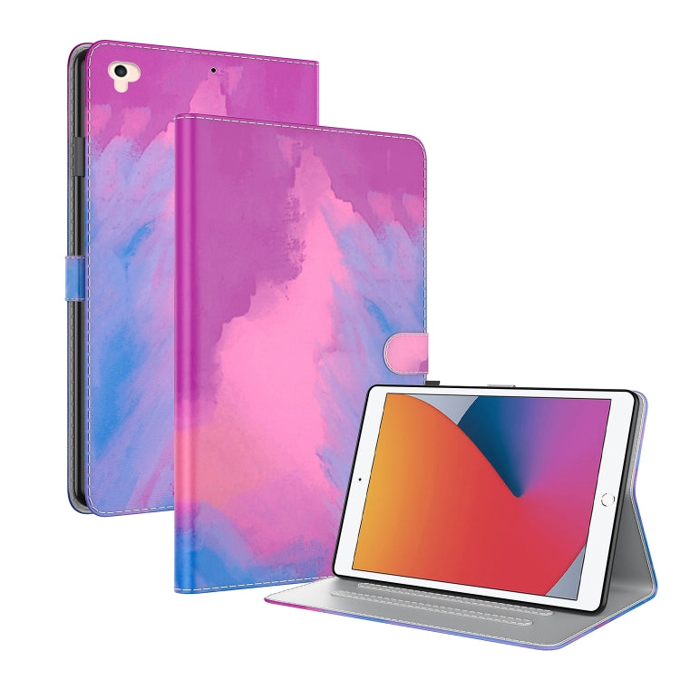 Watercolor Pattern Skin Feel Magnetic Horizontal Flip PU Leather Case with Holder & Card Slots & Photo Frame & Sleep / Wake-up Function, For iPad mini 2024 / mini 6, For iPad Pro 12.9 2022 / 2021 / 2020, For iPad mini 5 / 4 / 3 / 2 / 1                 ...