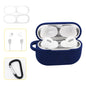 For AirPods Pro Silicone Wireless Earphone Protective Case Storage Box with Hook & Anti-drop Rope