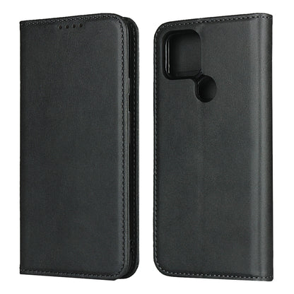 Calf Texture Magnetic Horizontal Flip Leather Case with Holder & Card Slots & Wallet